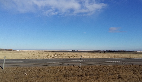 Oilfield Trucking in Southern Alberta and into Saskatchewan is relatively flat and less challenging.