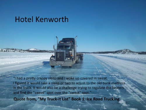 practical wisdom and prudent driving. 2001 Kenworth on ice.