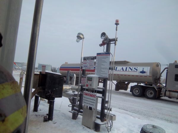 Crude Oil Hauling. Midstream riser box