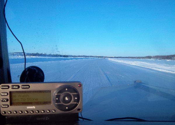 Ice Road Trucking e-book preview 12. Satellite radio was a must have for staying entertained.