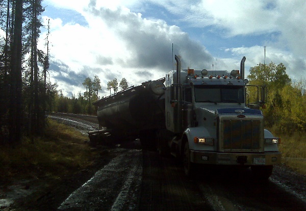 Oilfield Accidents. Muddy roads are dangerous