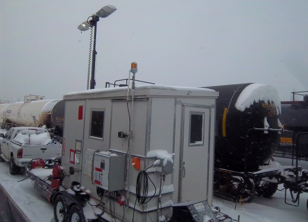 Crude Oil Hauling. Trailer mounted crude oil transfer units.