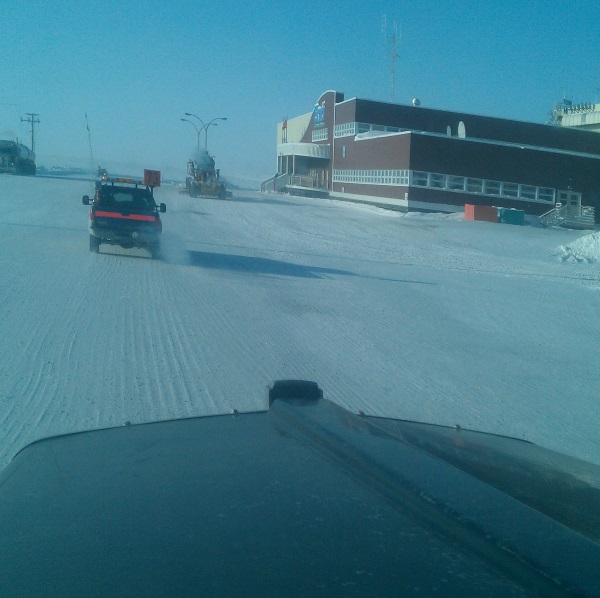 Ice Road Drivers. nice meals before leaving the mine