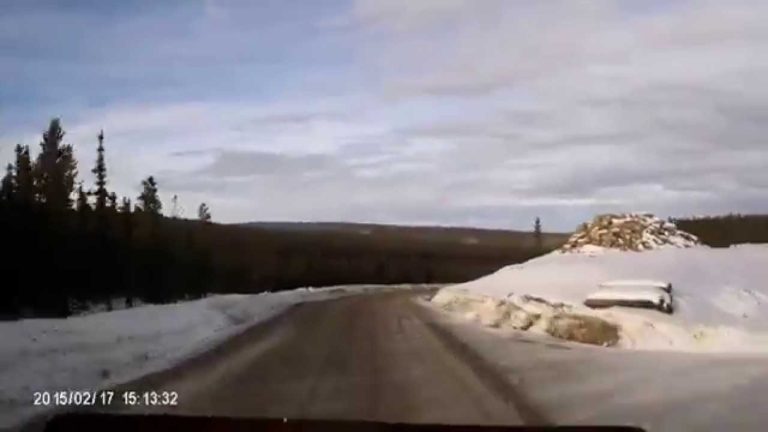 Truck Driving Videos. Oilfield Trucking off the Alaskan Highway, Northern BC