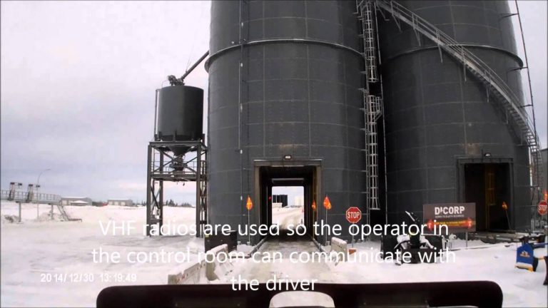 Truck Driving Videos. Loading frac sand in Grande Prairie, Alberta