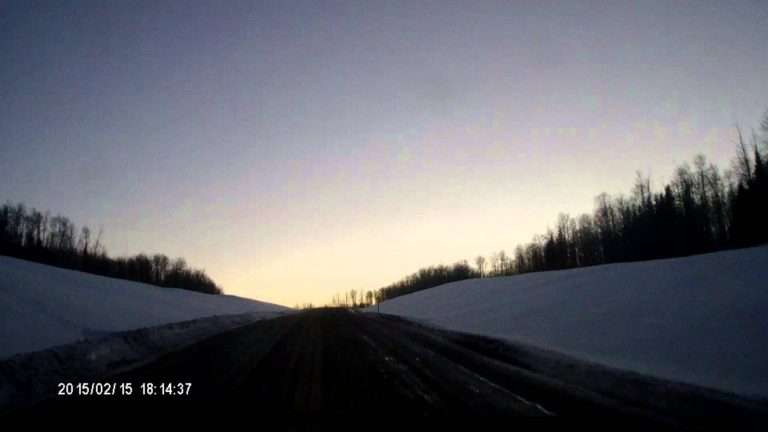 Truck driving videos. Steep, muddy, oilfield hill