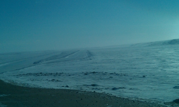 Ice Road Scenery. The view coming from Ekati