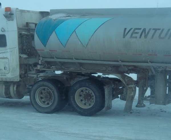 Ice Road Drivers. wheels missing