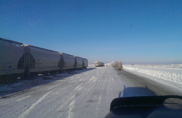 Transloading Proppants direct from rail car to bulk trailers