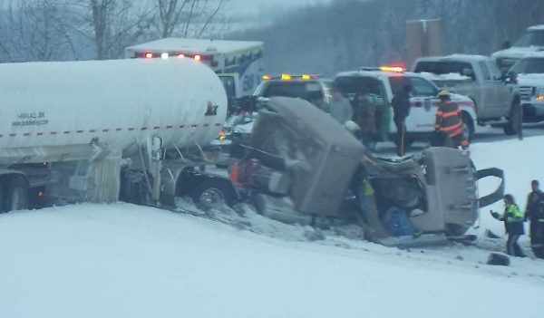 Oilfield Accidents. Fatal Crashes are the downside of Oilfield trucking.