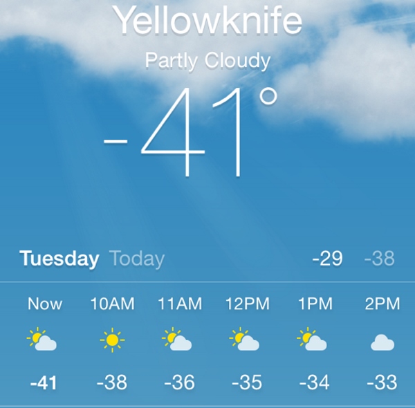 Ice Road Loads. Cold temperatures