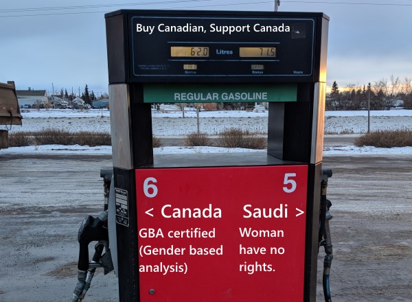 quotes from the political side. We buy Saudi Oil where woman have almost no rights, while our own oil sits in the ground? We really are screwed.